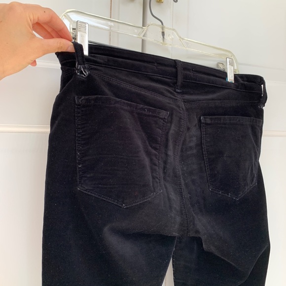 J Brand Maria Black Velvet Skinny Jeans - Picture 14 of 16